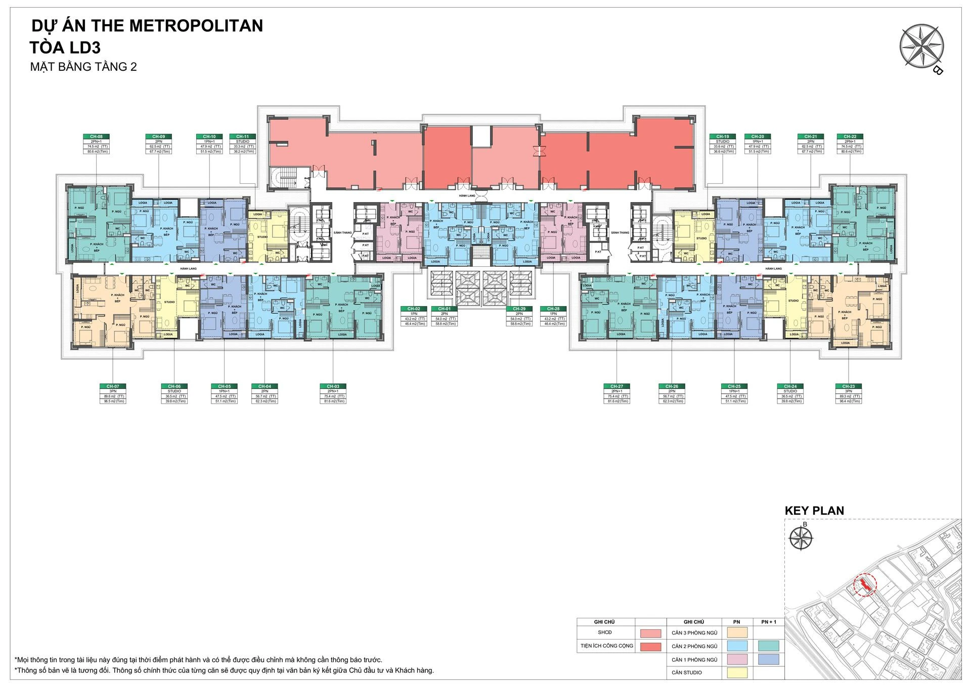 Mặt bằng tầng 2