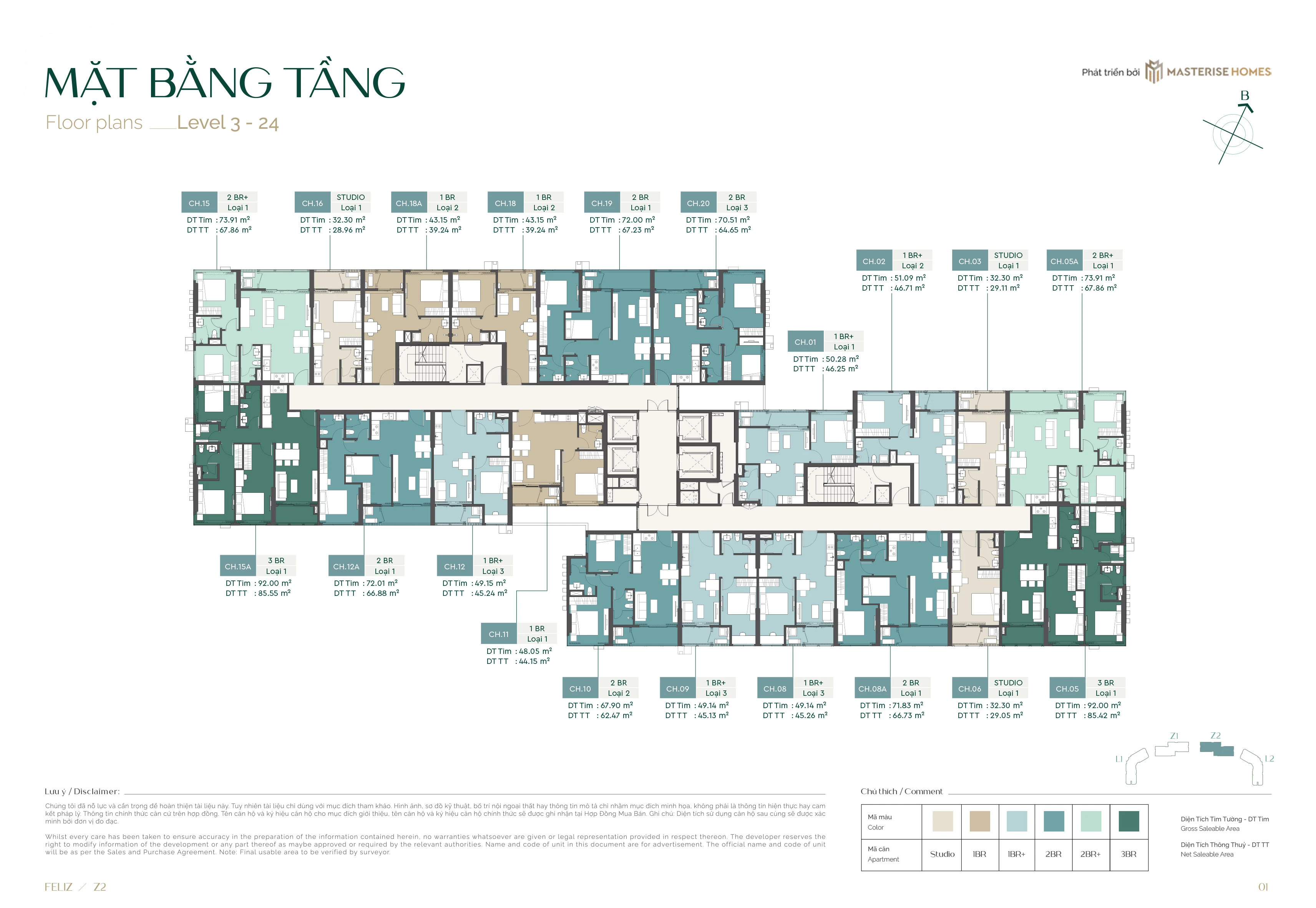 Toà Feliz (Tầng 3 - 24)