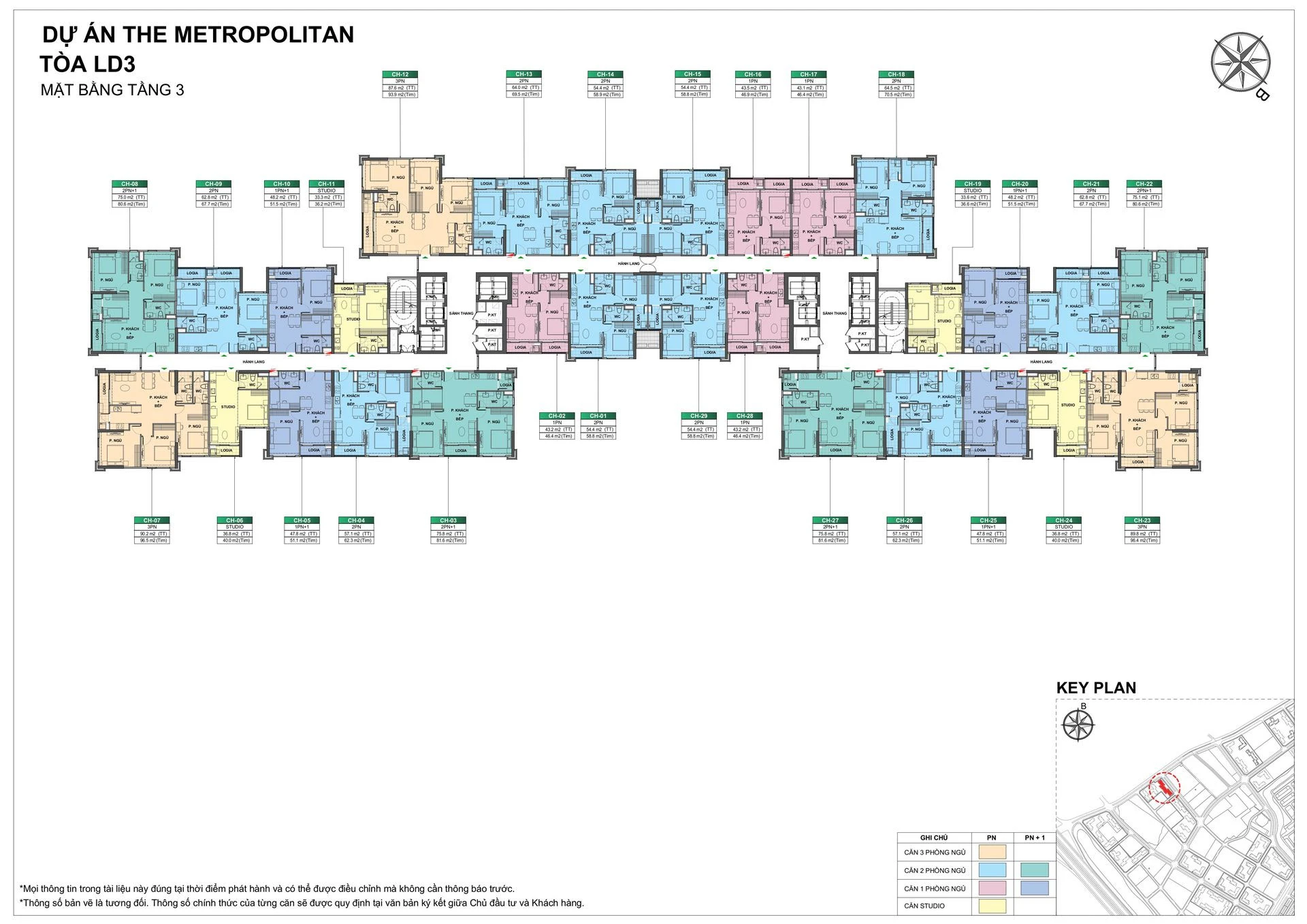Mặt bằng tầng 3