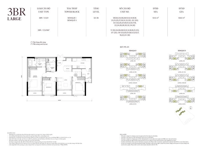 3 PN 101.5 m2