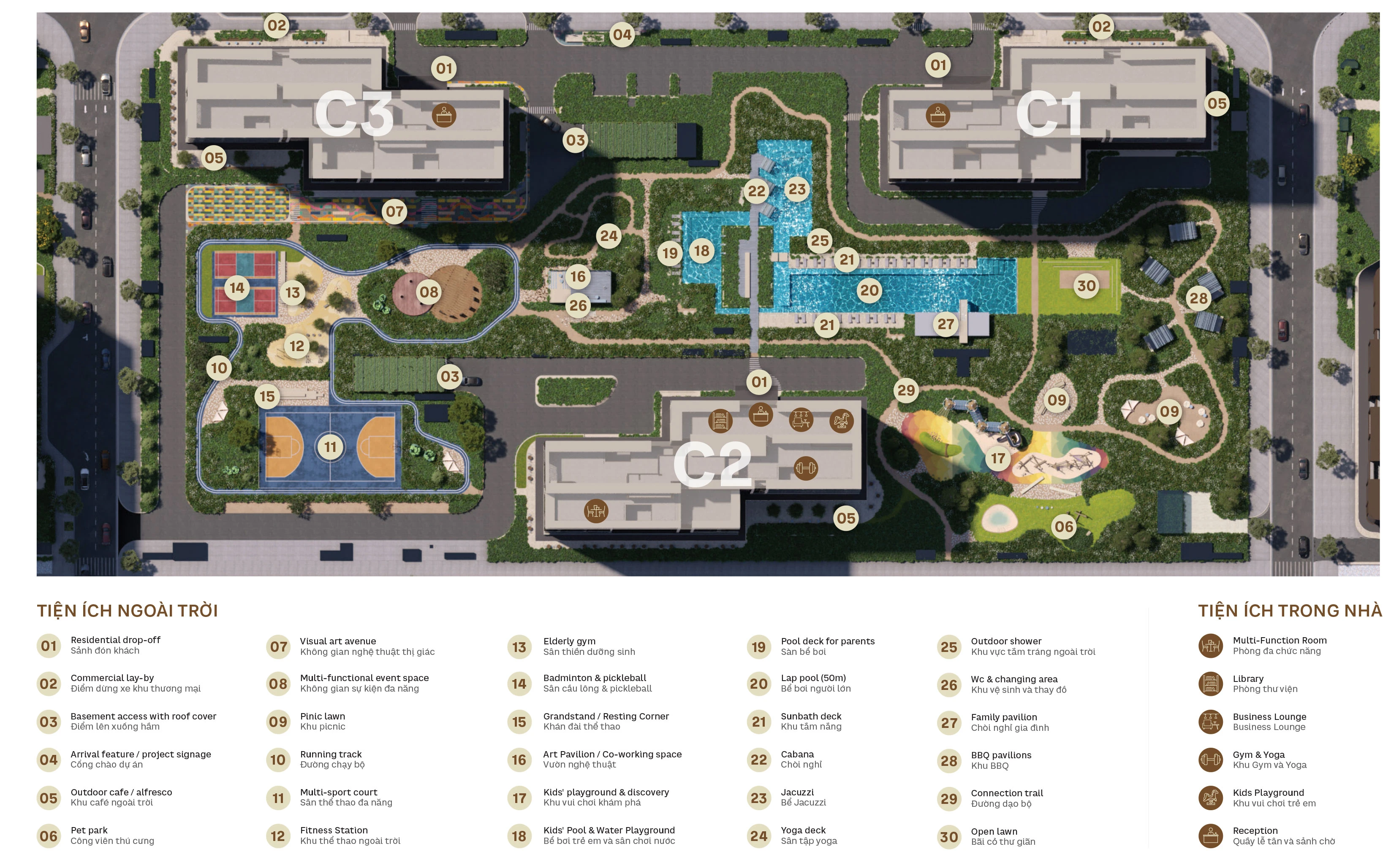 Mặt bằng phân khu Centra Square Masteri Trinity Square