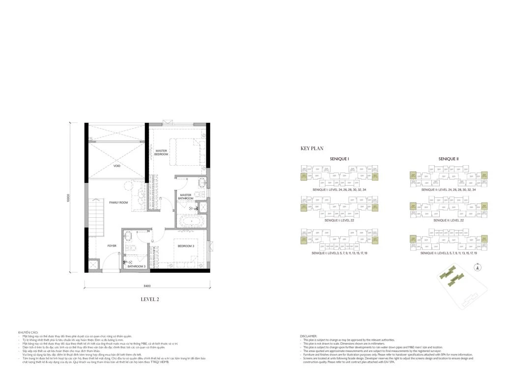 Duplex 137.7 m2 (Tầng 2)