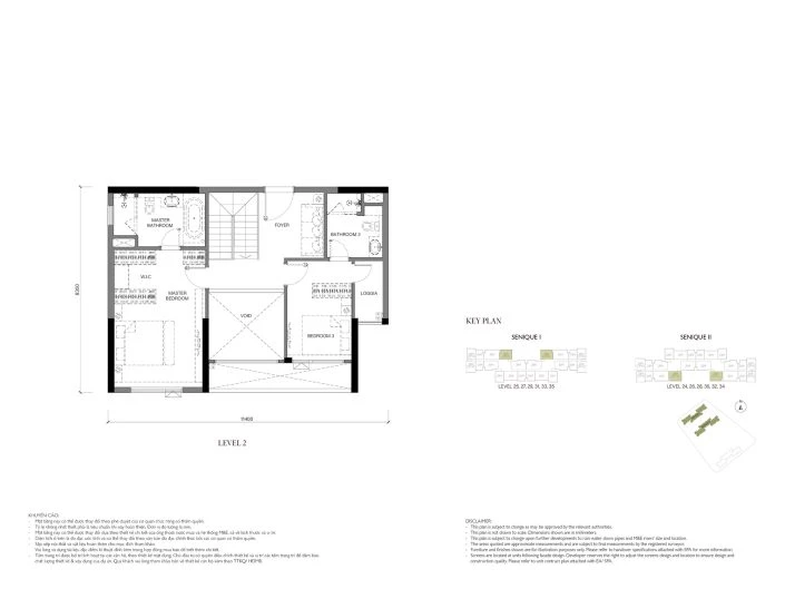 Duplex 147.4 m2 (Tầng 2)