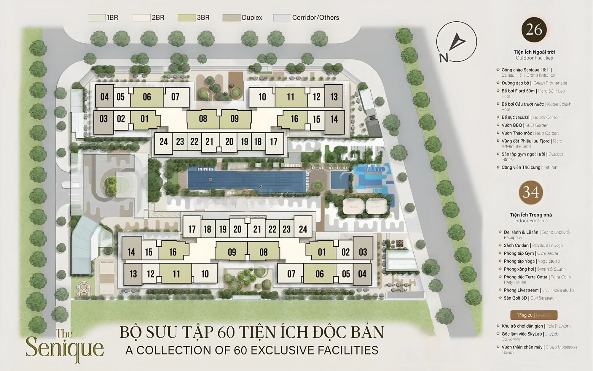 Mặt bằng tiện ích