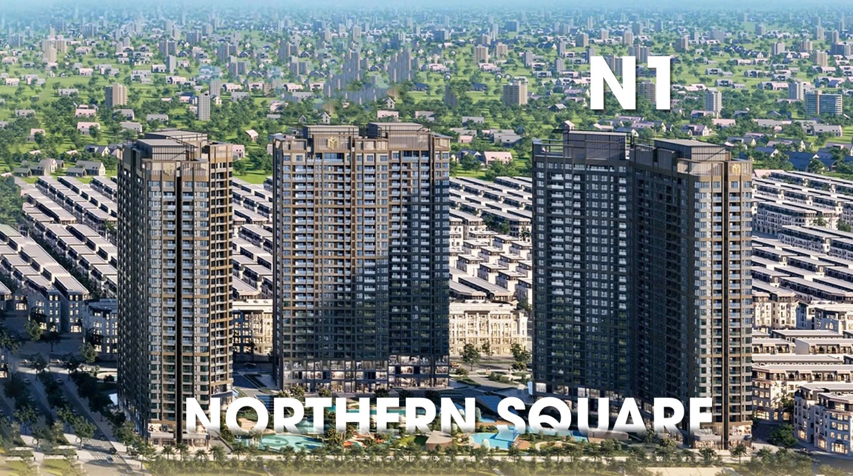 Vị trí tòa N1 Northern Square