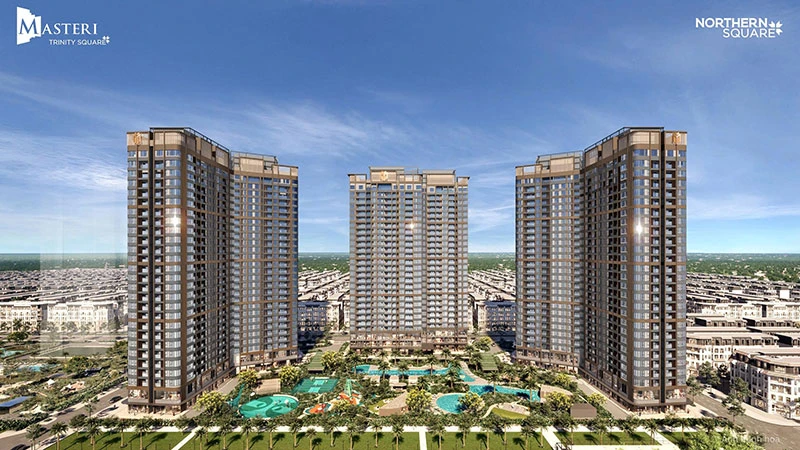 Tổng quan tòa N2 Masteri Trinity Square Ocean Park 2