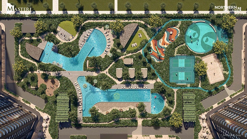 Toàn cảnh công viên Joy Park