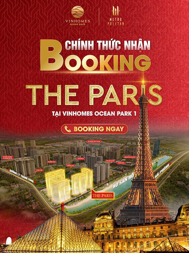 Chính thức mở bán The Paris Vinhomes Ocean Park