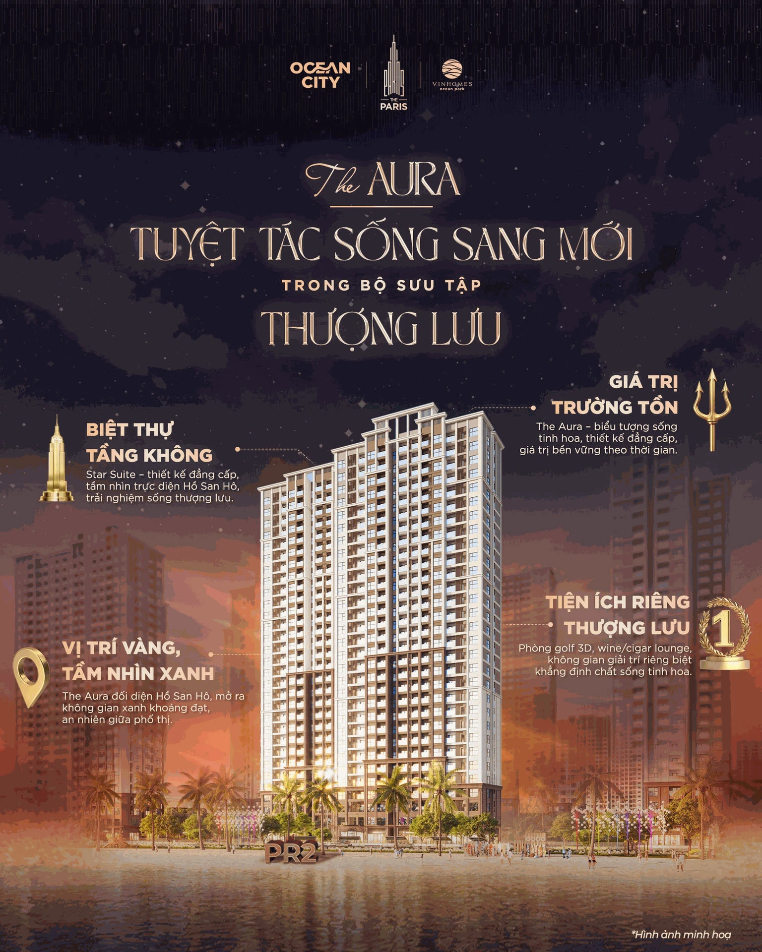 Vị trí tòa PR2 The Paris