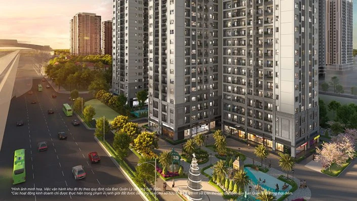 Tầm nhìn nội khu rộng mở