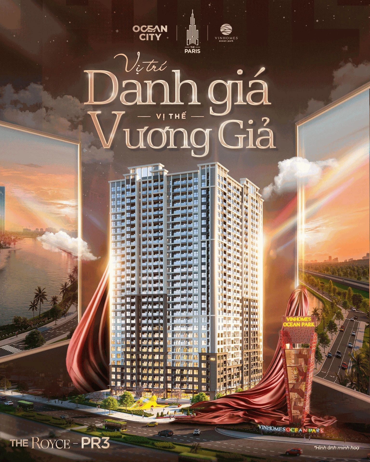 Vị trí tòa PR3 The Paris