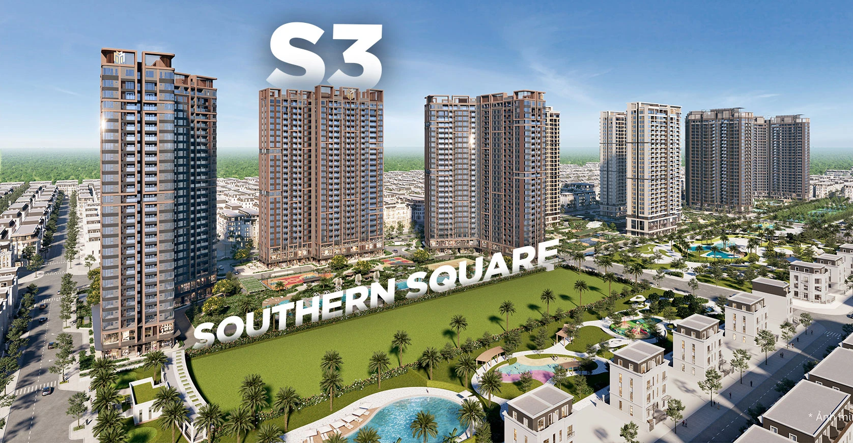 Vị trí tòa S3 Southern Square