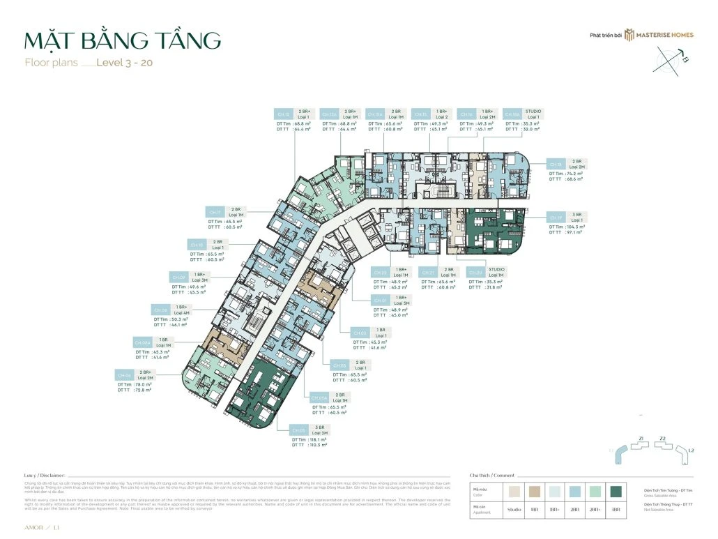 Tòa Amor (Tầng 3 - 20)