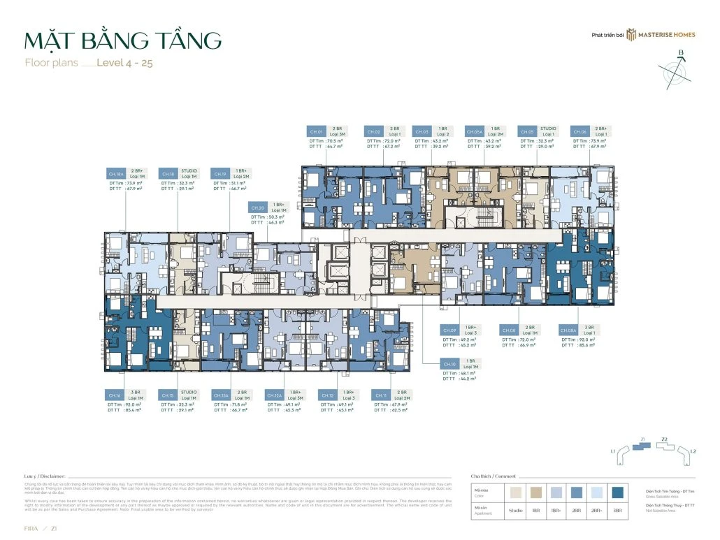 Tòa Fira (Tầng 4 - 25)