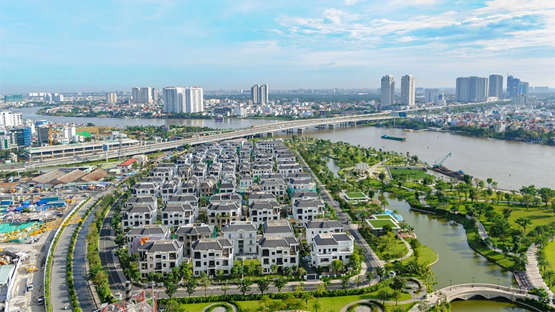 Phân khu the villas vinhomes central park